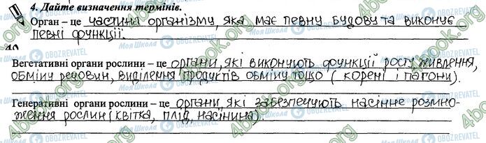 ГДЗ Биология 6 класс страница 24.4